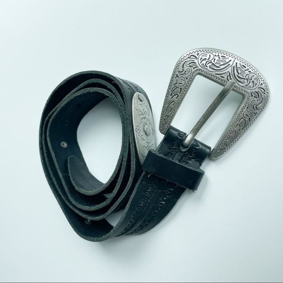 Zara Accessories - Zara Boho Western Leather Hip Belt- Medium